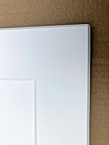 Kitchen matt white vinyl - matt,